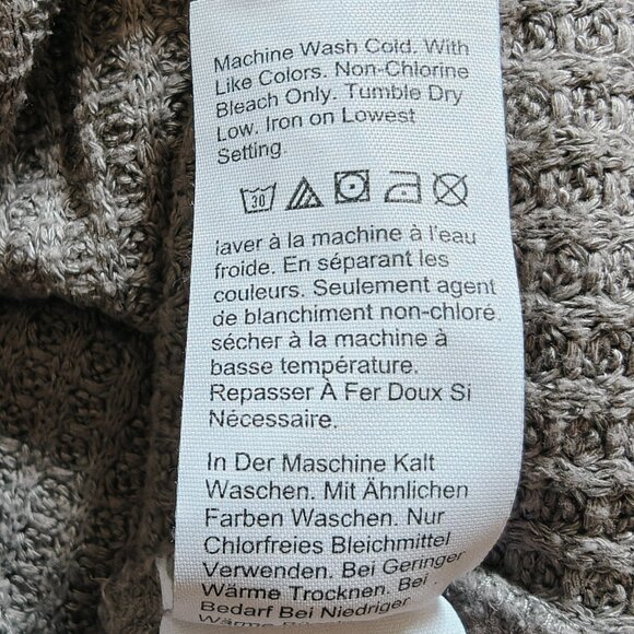 J. Crew Henley Waffle Grey Pajama Set M - Picture 8 of 8